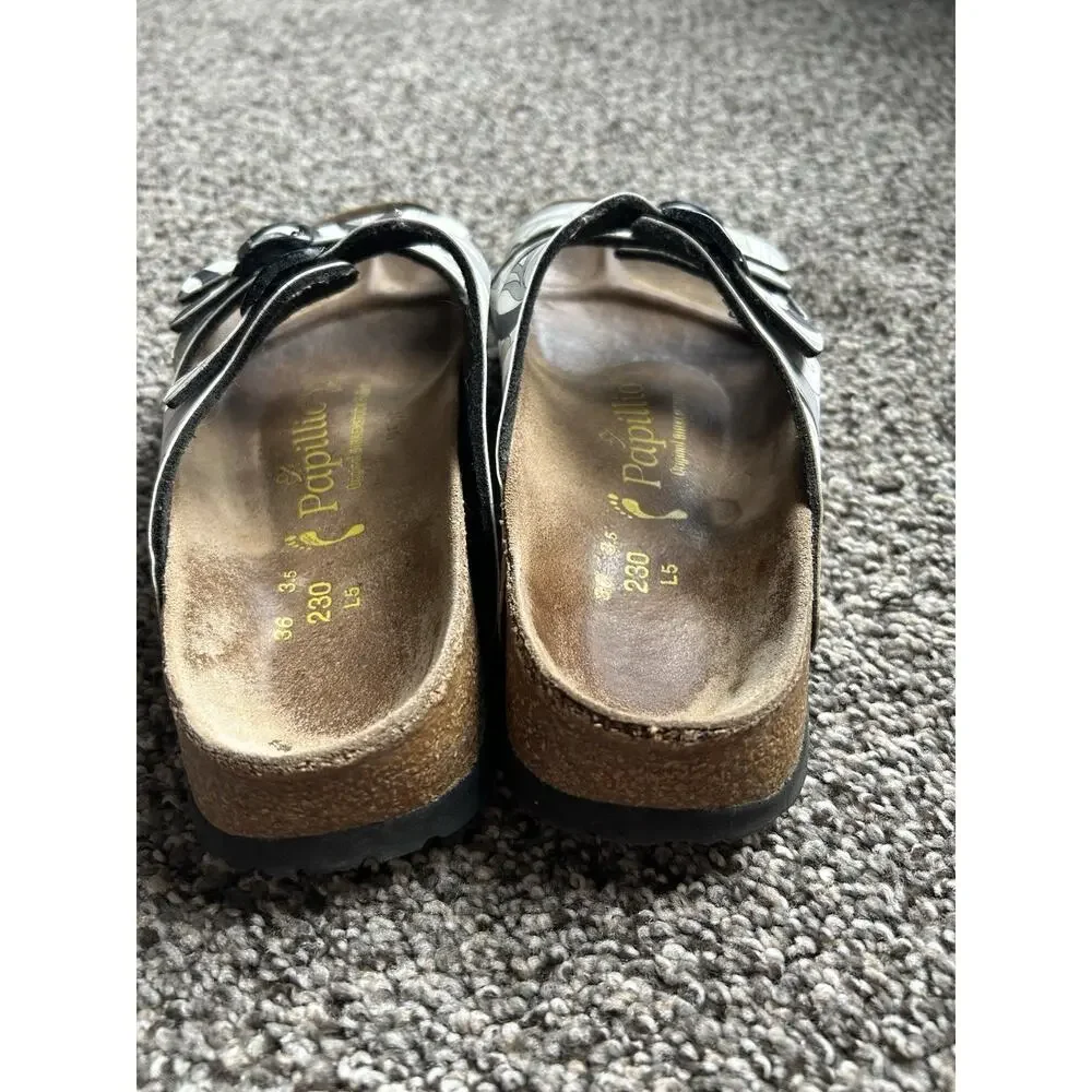 Birkenstock Papillo Black And White Pattern EU 37 Women’s 6